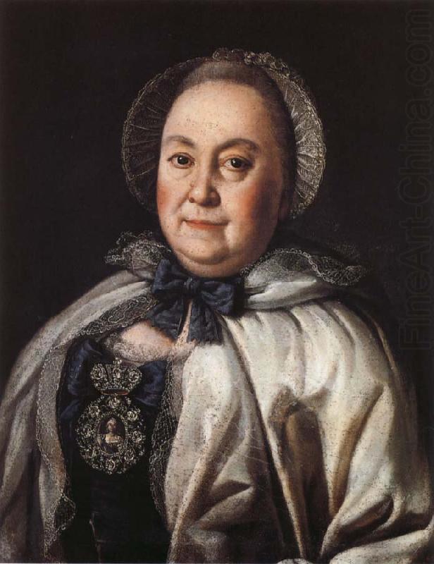 Portrait of Maria Rurnyantseva, Antropov, Aleksei